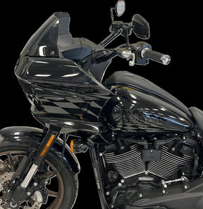 Fat Baggers Inc. H Bar Rnd Top Blk 1.25" 8" Fxlr,S,St Handlebars Fat Baggers Inc.