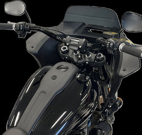 Fat Baggers Inc. H Bar Rnd Top Blk 1.25" 8" Fxlr,S,St Handlebars Fat Baggers Inc.