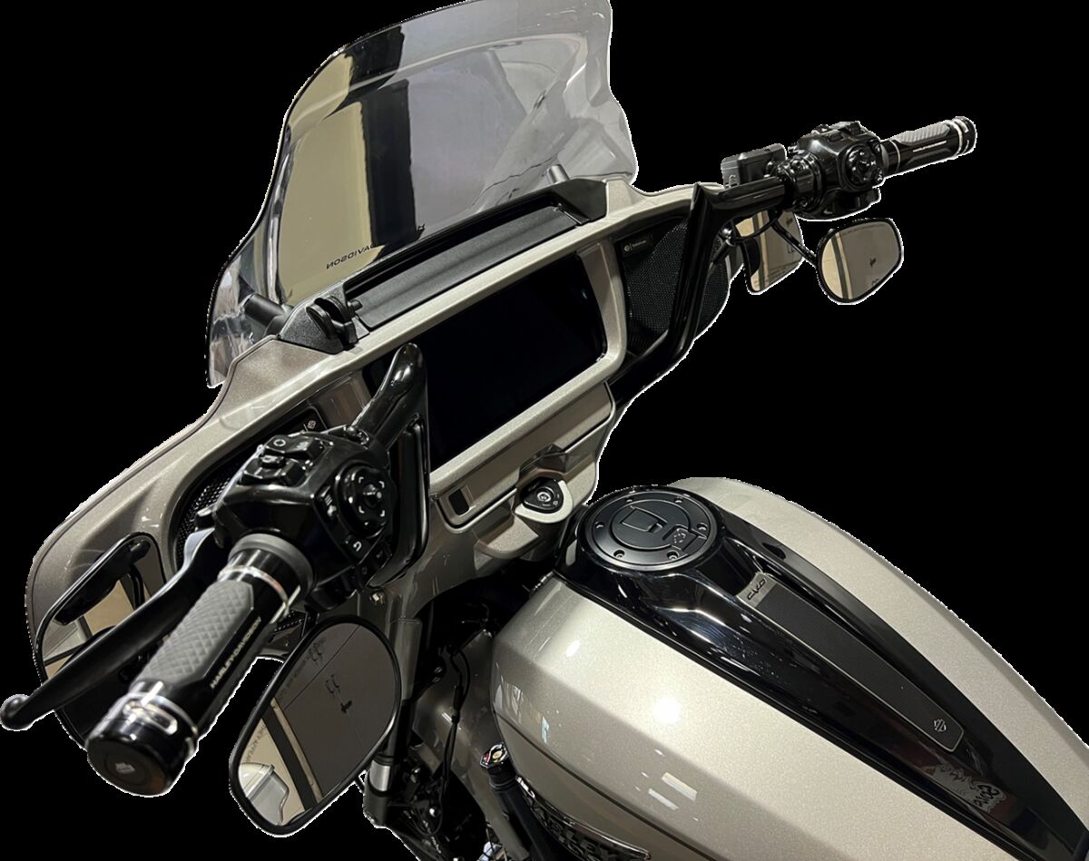 Fat Baggers Inc. H Bar Pntd Top Blk 1.25" 12" Flhx,Se Handlebars Fat Baggers Inc.