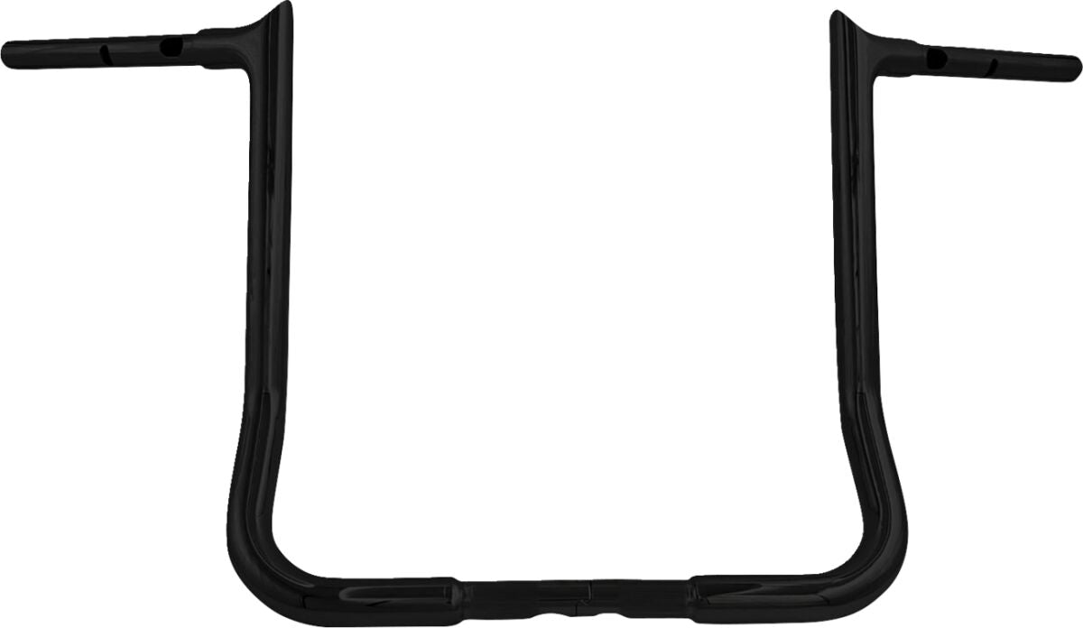 Fat Baggers Inc. H Bar Pntd Top Blk 1.25" 16" Flhx,Se Handlebars Fat Baggers Inc.