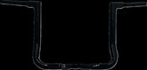 Fat Baggers Inc. H Bar Flat Top Blk 1.50" 14" Flhx,Se Handlebars Fat Baggers Inc.