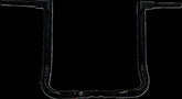 Fat Baggers Inc. H Bar Flat Top Blk 1.50" 16" Flhx,Se Handlebars Fat Baggers Inc.