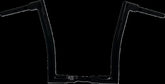 Fat Baggers Inc. H Bar Flat Top Blk 1.50" 14" Fltrx,Se Handlebars Fat Baggers Inc.