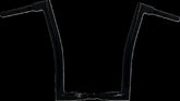 Fat Baggers Inc. H Bar Flat Top Blk 1.50" 16" Fltrx,Se Handlebars Fat Baggers Inc.