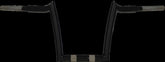 Paul Yaffe Bagger Nation Handlebar Mini Monkey 8" Black Handlebars Paul Yaffe Bagger Nation