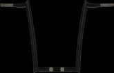 Paul Yaffe Bagger Nation Handlebar Monkey 16" Blk Handlebars Paul Yaffe Bagger Nation