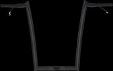 Paul Yaffe Bagger Nation Handlebar Oem 16"Bl Wired Handlebars Paul Yaffe Bagger Nation