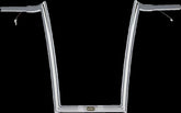 Paul Yaffe Bagger Nation Handlebar Oem 16"Ch Wired Handlebars Paul Yaffe Bagger Nation