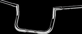 La Choppers Handlebar Twin Peaks 1.25 10 C Flh 24+ Handlebars La Choppers