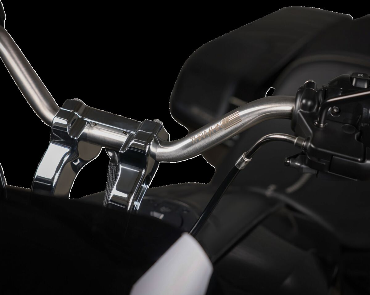 Thrashin Supply Co. Mid Bend Bars, Stainless - 24+ Touring & 25+ Softail Handlebars Thrashin Supply Co.