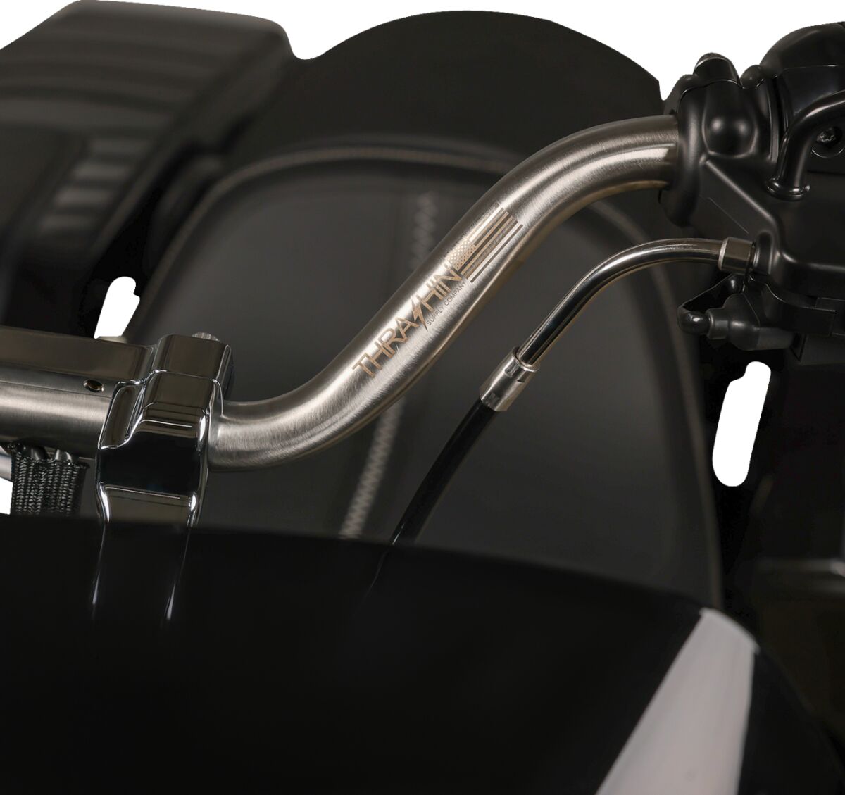 High Bend Bars, Stainless - 24+ Touring & 25+ Softail Handlebar Thrashin Supply Co.