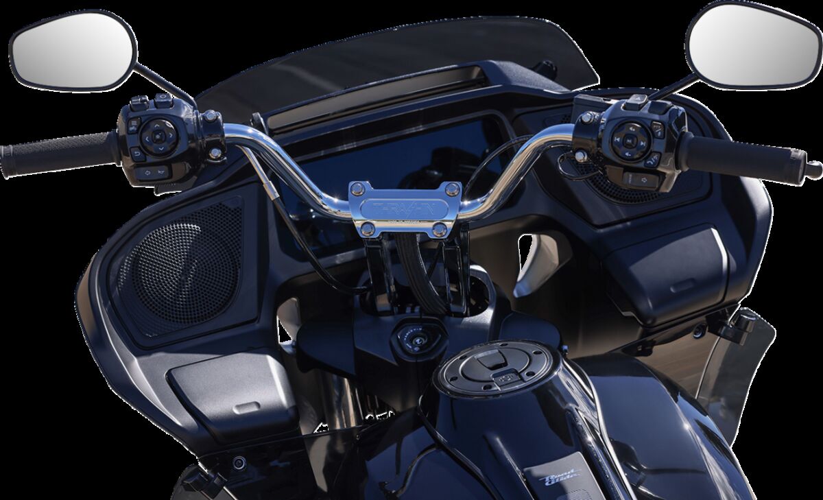 Thrashin Supply Co. High Bend Bars, Chrome - 24+ Touring & 25+ Softail Handlebars Thrashin Supply Co.