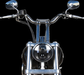Thrashin Supply Co. Mid Bend Bars, Chrome - 24+ Touring & 25+ Softail Handlebars Thrashin Supply Co.