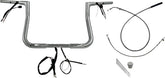 Fat Baggers Inc. Handlebar Kit 11" Flhx/Se 23 24 1.25 Flat Top Chrome Handlebars Fat Baggers Inc.