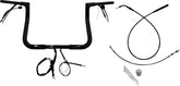 Fat Baggers Inc. Handlebar Kit 11" Flhx/Se 23 24 1.25 Flat Top Black Handlebars Fat Baggers Inc.