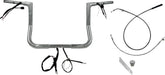 Fat Baggers Inc. Handlebar Kit 12" Flhx/Se 23 24 1.25 Flat Top Chrome Handlebars Fat Baggers Inc.