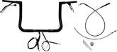 Fat Baggers Inc. Handlebar Kit 12" Flhx/Se 23 24 1.25 Flat Top Black Handlebars Fat Baggers Inc.