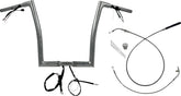 Fat Baggers Inc. Handlebar Kit 14" Fltrx/Se 23 24 1.25 Flat Top Chrome Handlebars Fat Baggers Inc.