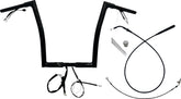 Fat Baggers Inc. Handlebar Kit 14" Fltrx/Se 23 24 1.25 Flat Top Black Handlebars Fat Baggers Inc.