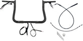 Fat Baggers Inc. Handlebar Kit 11" Flhx/Se 23 24 1.25 Pointed Top Black Handlebars Fat Baggers Inc.