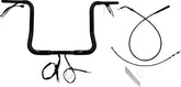 Fat Baggers Inc. Handlebar Kit 14" Flhx/Se 23 24 1.25 Round Top Black Handlebars Fat Baggers Inc.