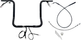 Fat Baggers Inc. Handlebar Kit 16" Flhx/Se 23 24 1.25 Round Top Black Handlebars Fat Baggers Inc.