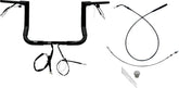 Fat Baggers Inc. Handlebar Kit 12" Flhx/Se 23 24 1.5 Flat Top Black Handlebars Fat Baggers Inc.