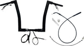 Fat Baggers Inc. Handlebar Kit 14" Fltrx/Se 23 24 1.5 Flat Top Black Handlebars Fat Baggers Inc.