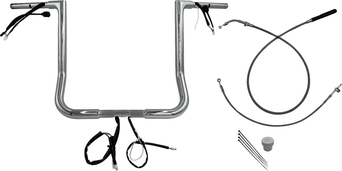 Fat Baggers Inc. H Bar Ez Install Wired 1.25 Fl Handlebars Fat Baggers Inc.