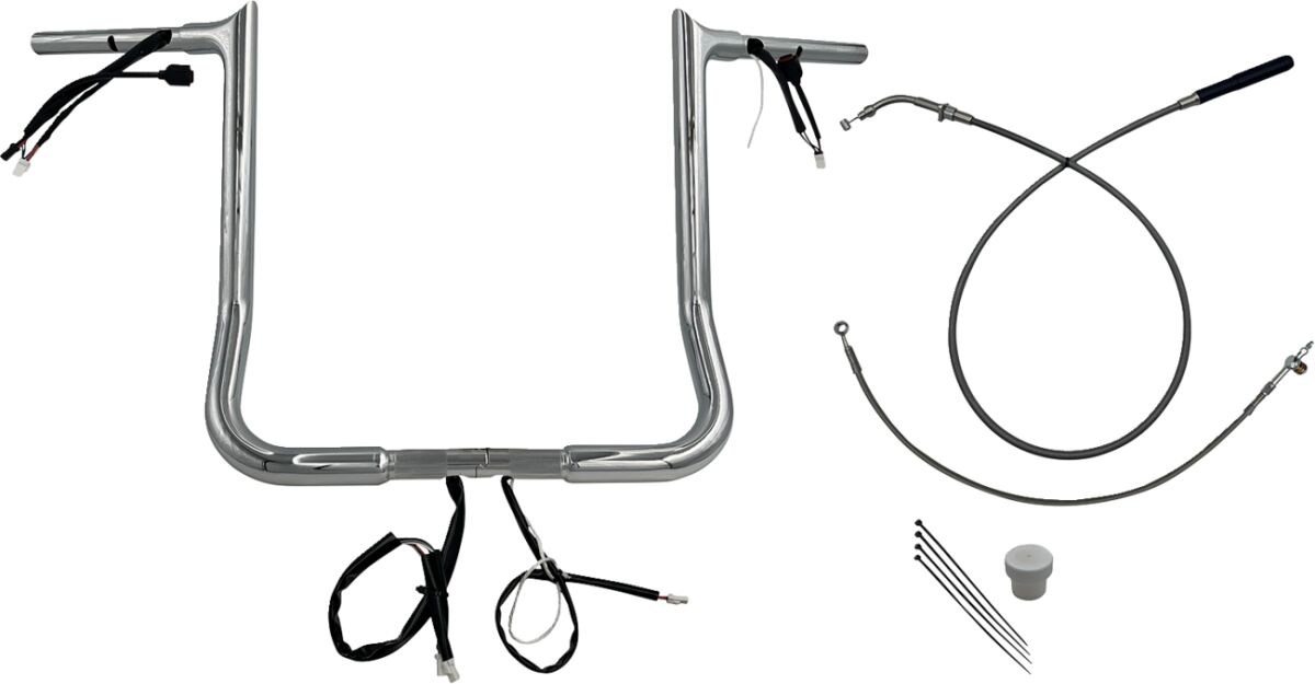 Fat Baggers Inc. H Bar Ez Install Wired 1.25 Po Handlebars Fat Baggers Inc.
