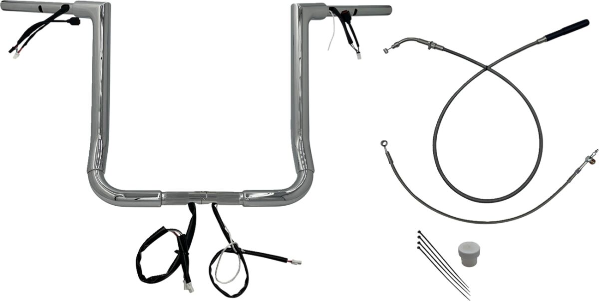 Fat Baggers Inc. H Bar Ez Install Wired 1.50 Fl Handlebars Fat Baggers Inc.