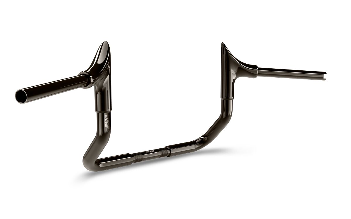 Zard Handlebar Bull 10” Black Chrom Handlebars Zard