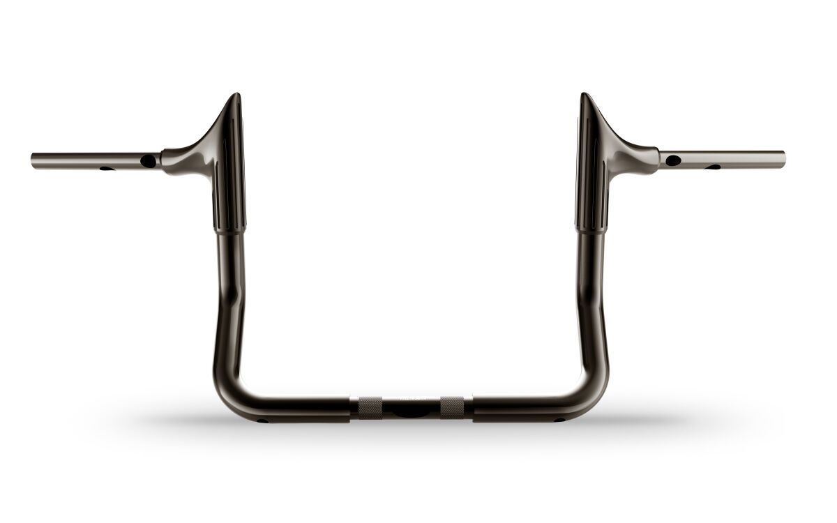 Zard Handlebar Bull 12” Black Chrom Handlebars Zard