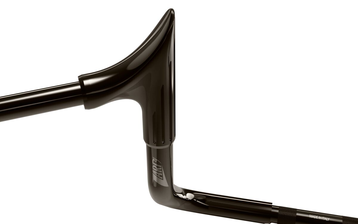 Zard Handlebar Bull 12” Black Chrom Handlebars Zard
