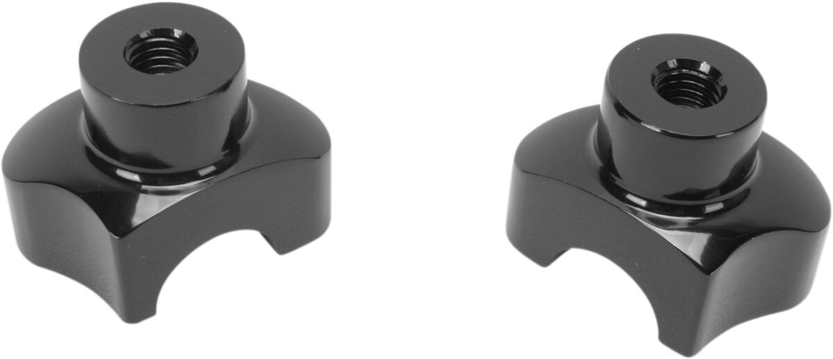 Drag Specialties Risers Straight 1.7 Blk Risers Drag Specialties
