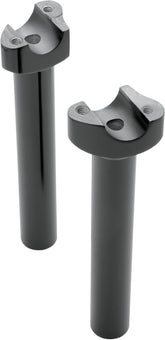 Drag Specialties Risers Straight 8 Blk Risers Drag Specialties