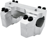 La Choppers Riser Clamp Set For 1.25" Handlebars Raw Finish Hd Risers La Choppers