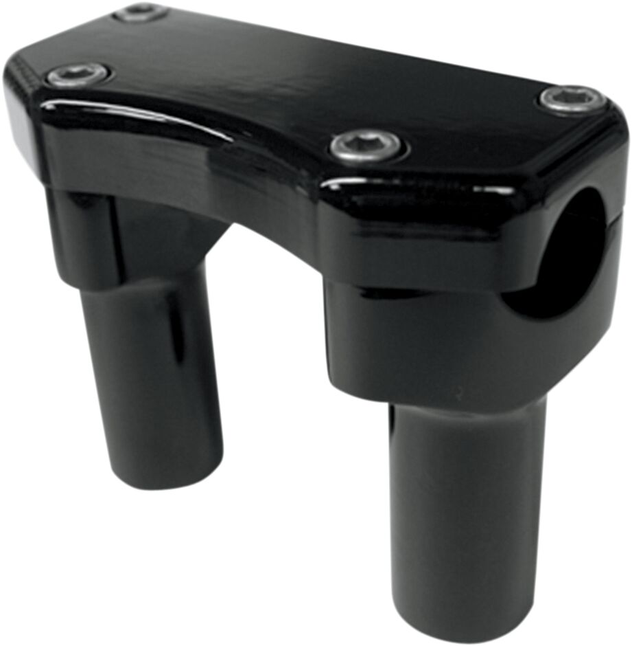 Drag Specialties Riser Buff W/Clamp 3 Blk Risers Drag Specialties