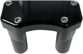 Drag Specialties Riser Buff W/Clamp 3 Blk Risers Drag Specialties