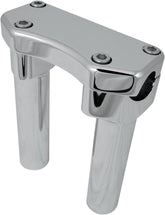 Drag Specialties Riser Buff W/Clamp 6 Chr Risers Drag Specialties