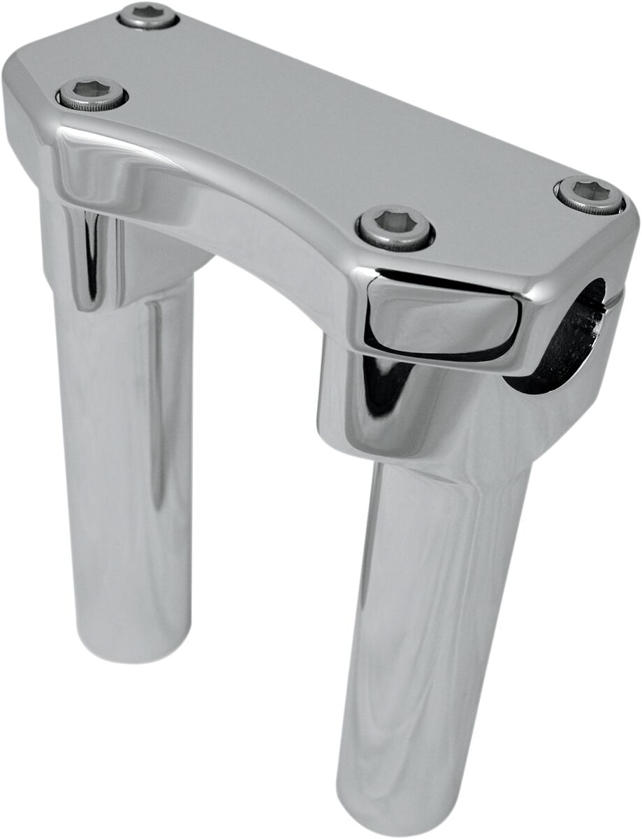 Drag Specialties Riser Buff W/Clamp 6 Chr Risers Drag Specialties