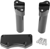 Drag Specialties Riser Buff W/Clamp 6 Blk Risers Drag Specialties