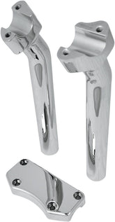 Drag Specialties Riser Buff W/Clamp 9.5 Ch Risers Drag Specialties