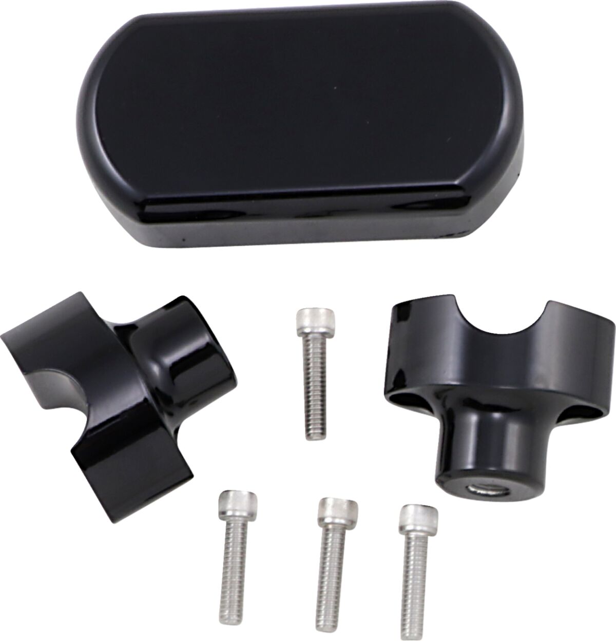 La Choppers Risers W/Solid Top 1.5 Bk Risers La Choppers