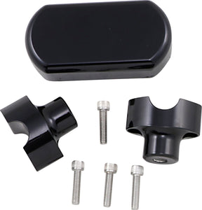 La Choppers Risers W/Solid Top 1.5 Bk Risers La Choppers