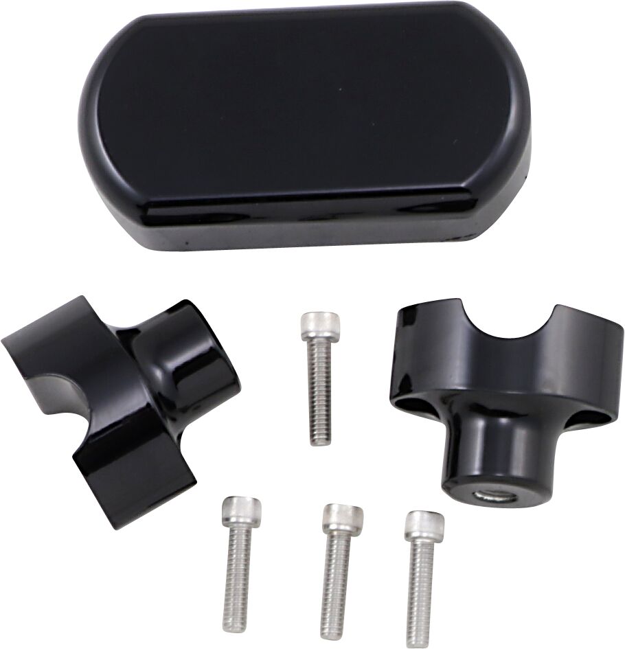 La Choppers Risers W/Solid Top 1.5 Bk Risers La Choppers