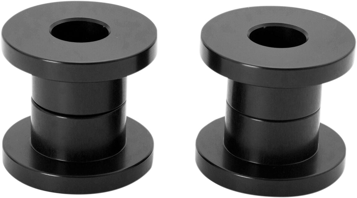 Solid Riser Bushings, Black - 18+ Softail & Touring Risers Speed Merchant