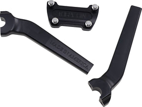 Pull Back Thrashin OG Risers Risers Thrashin Supply Co. 9.5" Black Standard Top Clamp