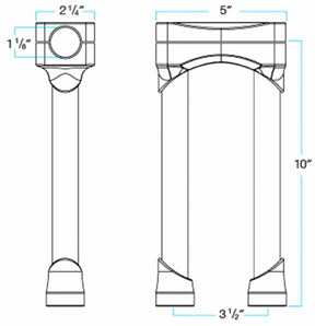 Biltwell Riser Murdock O/S Chr 10 Biltwell
