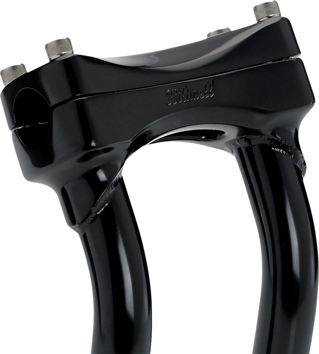 Biltwell Riser Mrdck Pbo/S Blk 10 Risers Biltwell